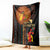 Happy Kwanzaa African Tribal Pattern Blanket