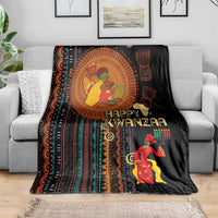 Happy Kwanzaa African Tribal Pattern Blanket