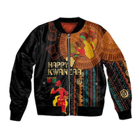 Happy Kwanzaa African Tribal Pattern Bomber Jacket - Wonder Print Shop