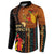Happy Kwanzaa African Tribal Pattern Button Sweatshirt - Wonder Print Shop