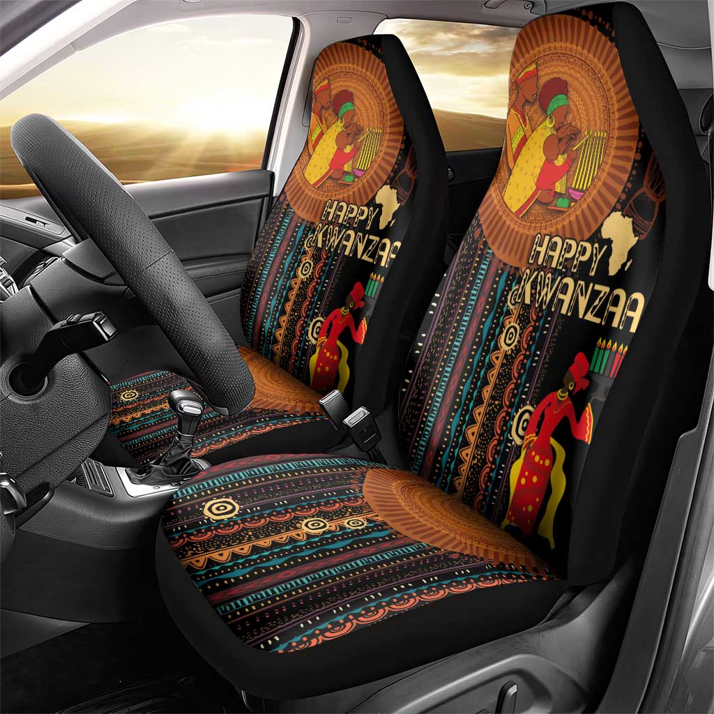 Happy Kwanzaa African Tribal Pattern Car Seat Cover - Wonder Print Shop