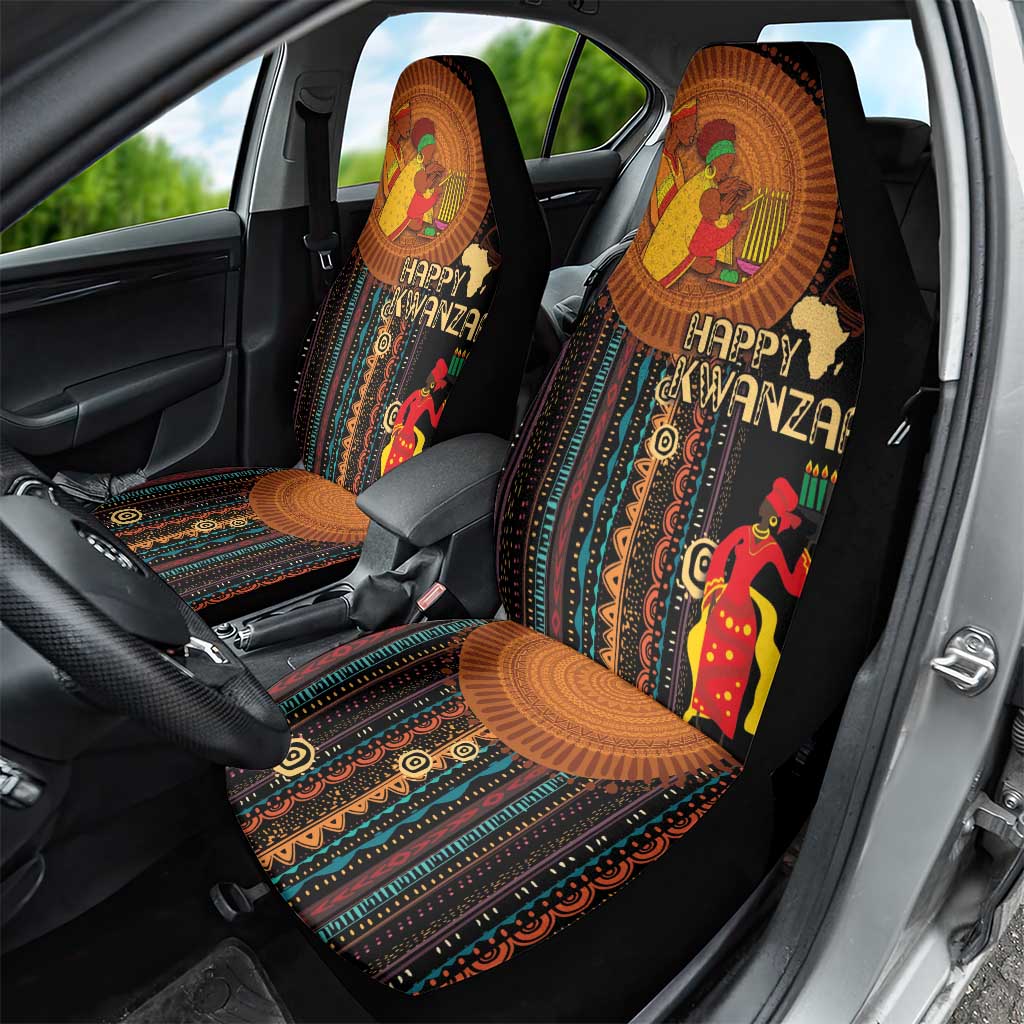 Happy Kwanzaa African Tribal Pattern Car Seat Cover - Wonder Print Shop
