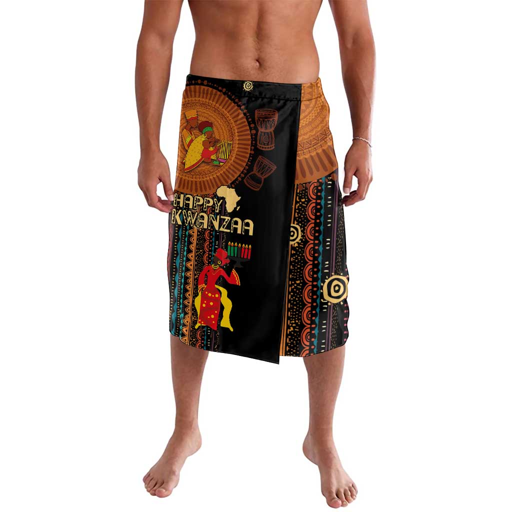 Happy Kwanzaa African Tribal Pattern Lavalava - Wonder Print Shop