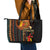Happy Kwanzaa African Tribal Pattern Leather Tote Bag - Wonder Print Shop