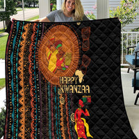 Happy Kwanzaa African Tribal Pattern Quilt - Wonder Print Shop