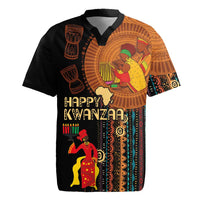 Happy Kwanzaa African Tribal Pattern Rugby Jersey - Wonder Print Shop