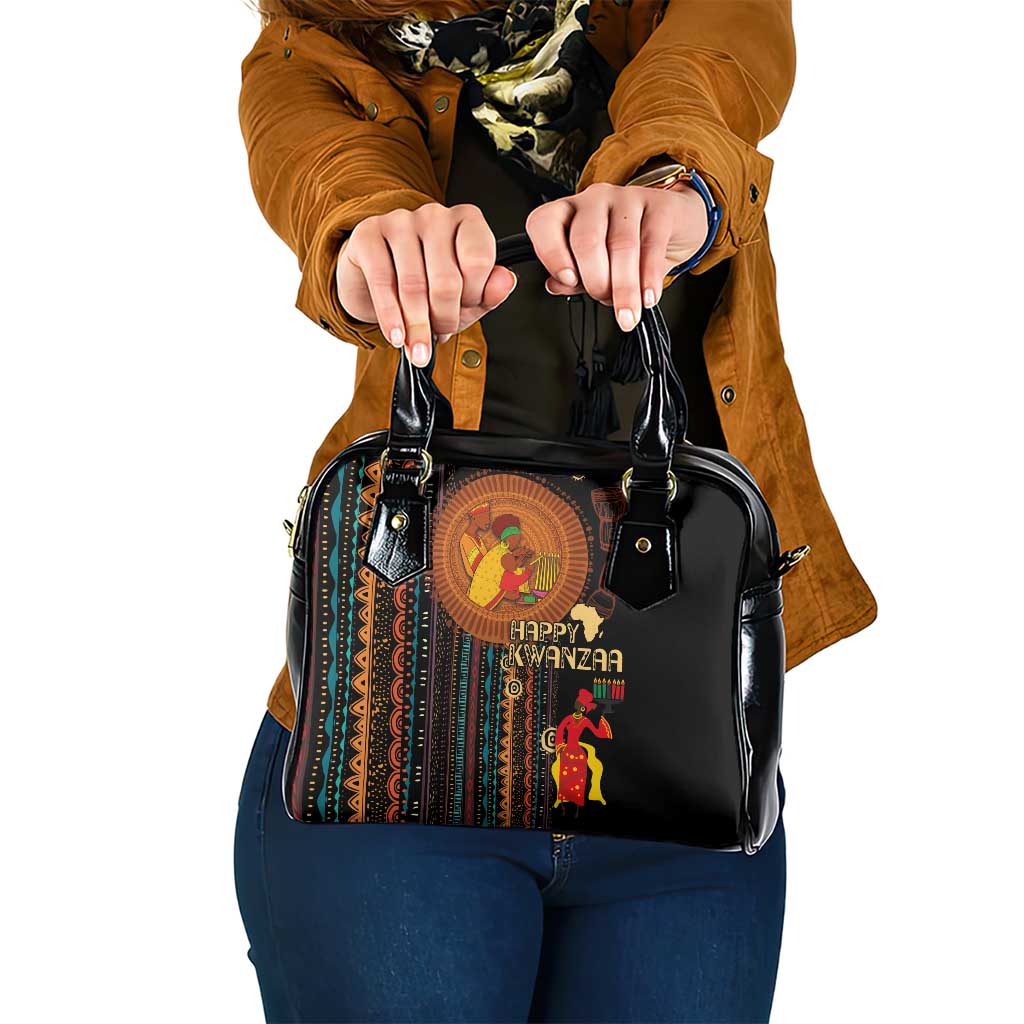 Happy Kwanzaa African Tribal Pattern Shoulder Handbag