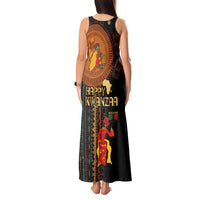 Happy Kwanzaa African Tribal Pattern Tank Maxi Dress - Wonder Print Shop