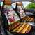 Deutschland Frohe Weihnachten Car Seat Cover Funny Der Weihnachtsmann and Krampus Drink Beer Together - Wonder Print Shop
