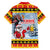 Deutschland Frohe Weihnachten Family Matching Off Shoulder Maxi Dress and Hawaiian Shirt Funny Der Weihnachtsmann and Krampus Drink Beer Together - Wonder Print Shop