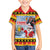 Deutschland Frohe Weihnachten Kid Hawaiian Shirt Funny Der Weihnachtsmann and Krampus Drink Beer Together - Wonder Print Shop
