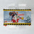 Deutschland Frohe Weihnachten Tablecloth Funny Der Weihnachtsmann and Krampus Drink Beer Together - Wonder Print Shop