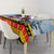 Deutschland Frohe Weihnachten Tablecloth Funny Der Weihnachtsmann and Krampus Drink Beer Together - Wonder Print Shop