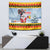 Deutschland Frohe Weihnachten Tapestry Funny Der Weihnachtsmann and Krampus Drink Beer Together - Wonder Print Shop