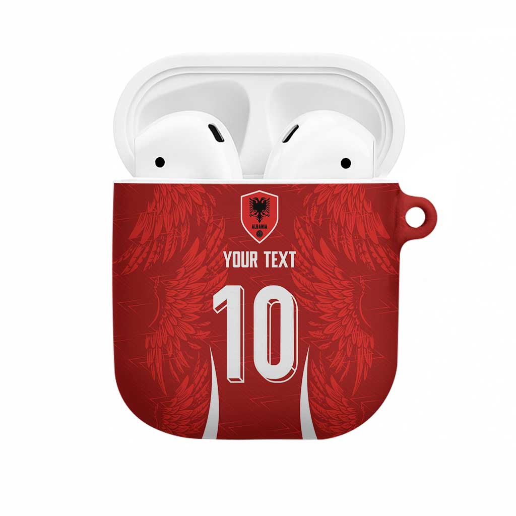 Custom Albania National Football AirPods Case The Wings Sporty Style - Wonder Print Shop