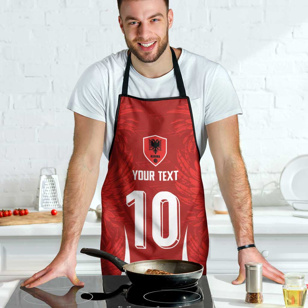 Custom Albania National Football Apron The Wings Sporty Style - Wonder Print Shop