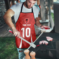 Custom Albania National Football Apron The Wings Sporty Style - Wonder Print Shop