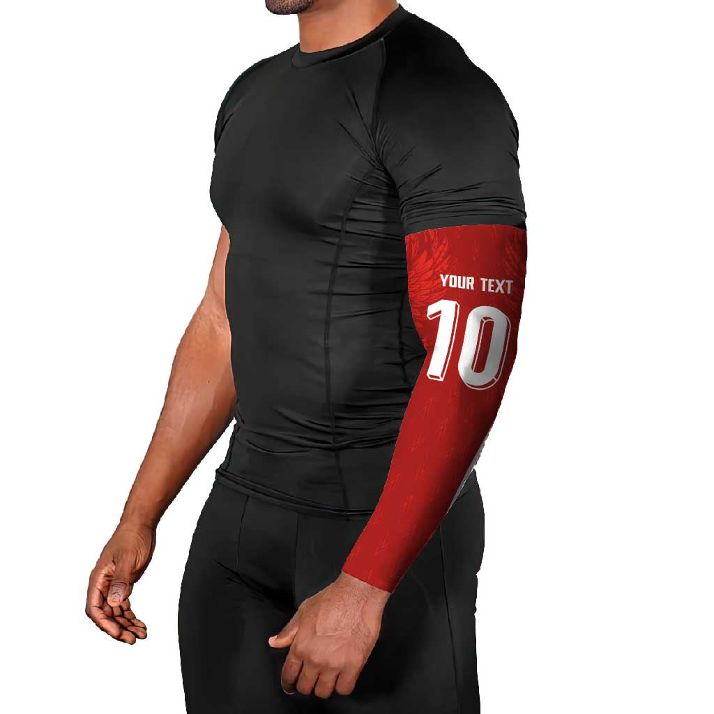 Custom Albania National Football Arm Sleeves The Wings Sporty Style - Wonder Print Shop