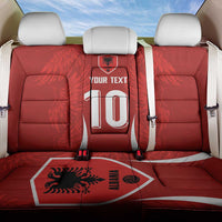 Custom Albania National Football Back Car Seat Cover The Wings Sporty Style - Wonder Print Shop