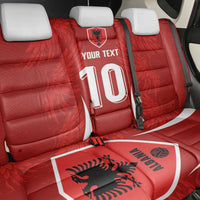 Custom Albania National Football Back Car Seat Cover The Wings Sporty Style - Wonder Print Shop