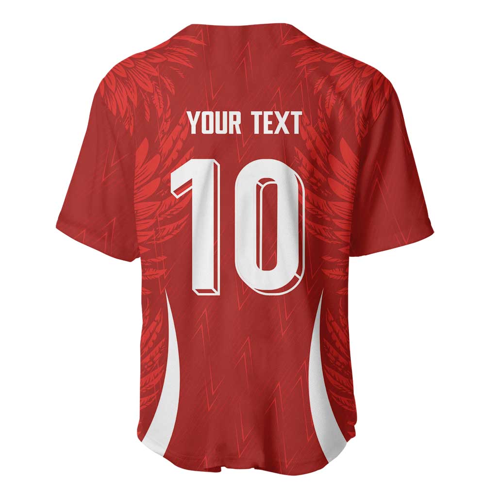 Custom Albania National Football Baseball Jersey The Wings Sporty Style - Wonder Print Shop