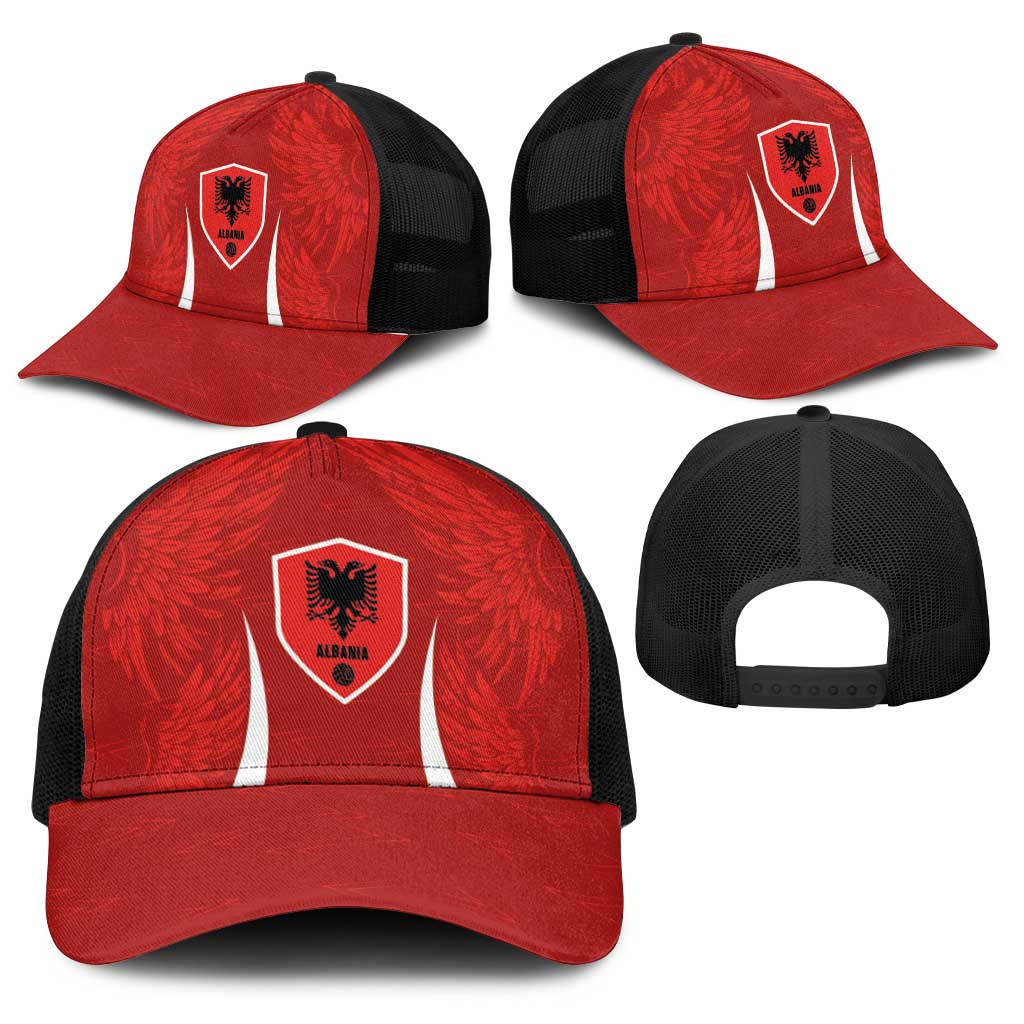 Albania National Football Baseball Net Cap The Wings Sporty Style - Wonder Print Shop