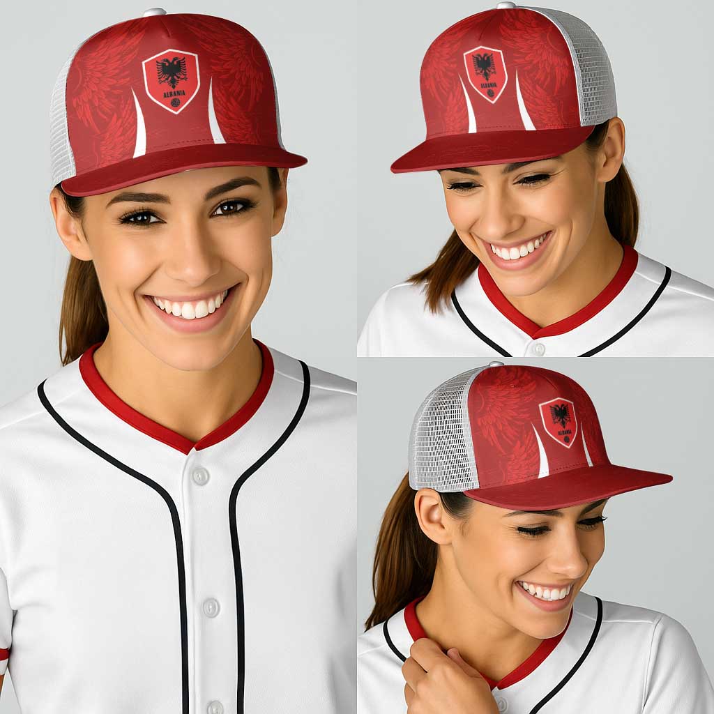 Albania National Football Baseball Net Cap The Wings Sporty Style - Wonder Print Shop