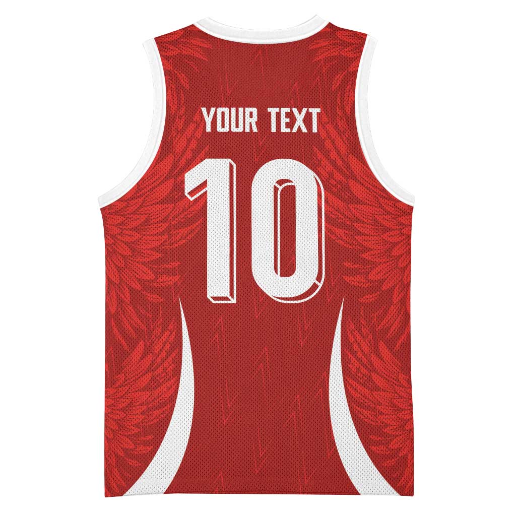 Custom Albania National Football Basketball Jersey The Wings Sporty Style - Wonder Print Shop