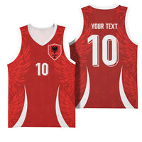 Custom Albania National Football Basketball Jersey The Wings Sporty Style - Wonder Print Shop