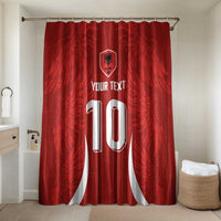Custom Albania National Football Bathroom Set The Wings Sporty Style - Wonder Print Shop