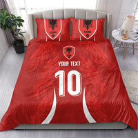 Custom Albania National Football Bedding Set The Wings Sporty Style - Wonder Print Shop