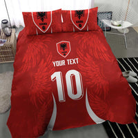 Custom Albania National Football Bedding Set The Wings Sporty Style - Wonder Print Shop