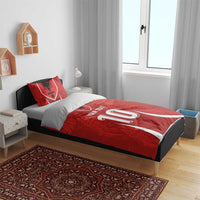 Custom Albania National Football Bedding Set The Wings Sporty Style - Wonder Print Shop
