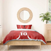 Custom Albania National Football Bedding Set The Wings Sporty Style - Wonder Print Shop