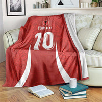 Custom Albania National Football Blanket The Wings Sporty Style - Wonder Print Shop