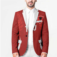 Custom Albania National Football Blazer The Wings Sporty Style - Wonder Print Shop