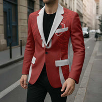 Custom Albania National Football Blazer The Wings Sporty Style - Wonder Print Shop