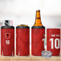 Custom Albania National Football 4 in 1 Can Cooler Tumbler The Wings Sporty Style - Wonder Print Shop