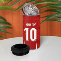 Custom Albania National Football 4 in 1 Can Cooler Tumbler The Wings Sporty Style - Wonder Print Shop