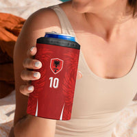 Custom Albania National Football 4 in 1 Can Cooler Tumbler The Wings Sporty Style - Wonder Print Shop