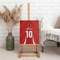Custom Albania National Football Canvas Wall Art The Wings Sporty Style - Wonder Print Shop