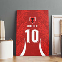 Custom Albania National Football Canvas Wall Art The Wings Sporty Style - Wonder Print Shop