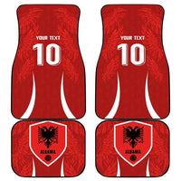 Custom Albania National Football Car Mats The Wings Sporty Style - Wonder Print Shop