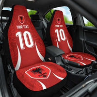 Custom Albania National Football Car Seat Cover The Wings Sporty Style - Wonder Print Shop