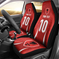 Custom Albania National Football Car Seat Cover The Wings Sporty Style - Wonder Print Shop
