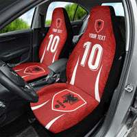 Custom Albania National Football Car Seat Cover The Wings Sporty Style - Wonder Print Shop