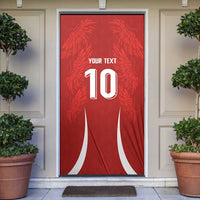 Custom Albania National Football Door Cover The Wings Sporty Style - Wonder Print Shop