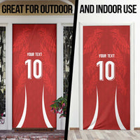 Custom Albania National Football Door Cover The Wings Sporty Style - Wonder Print Shop