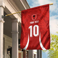 Custom Albania National Football Garden Flag The Wings Sporty Style - Wonder Print Shop