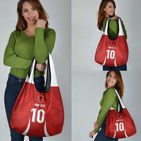 Custom Albania National Football Grocery Bag The Wings Sporty Style - Wonder Print Shop